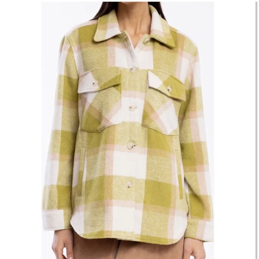 Blank NYC Flannel Shacket